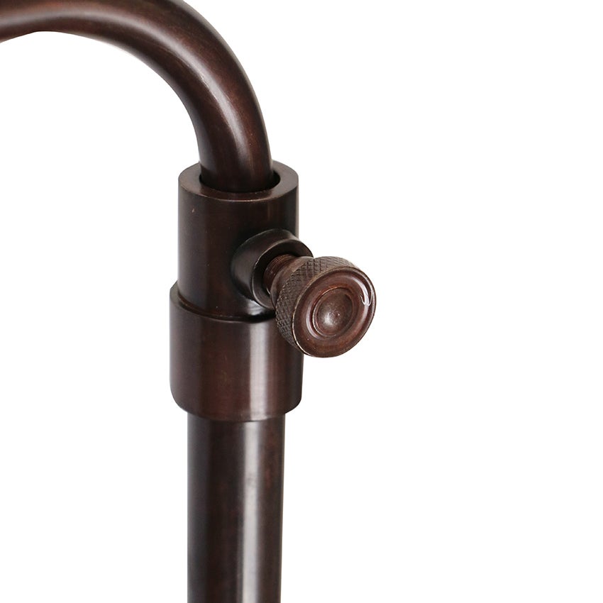 BRONZE ADJUSTABLE DESK LAMP BASE
