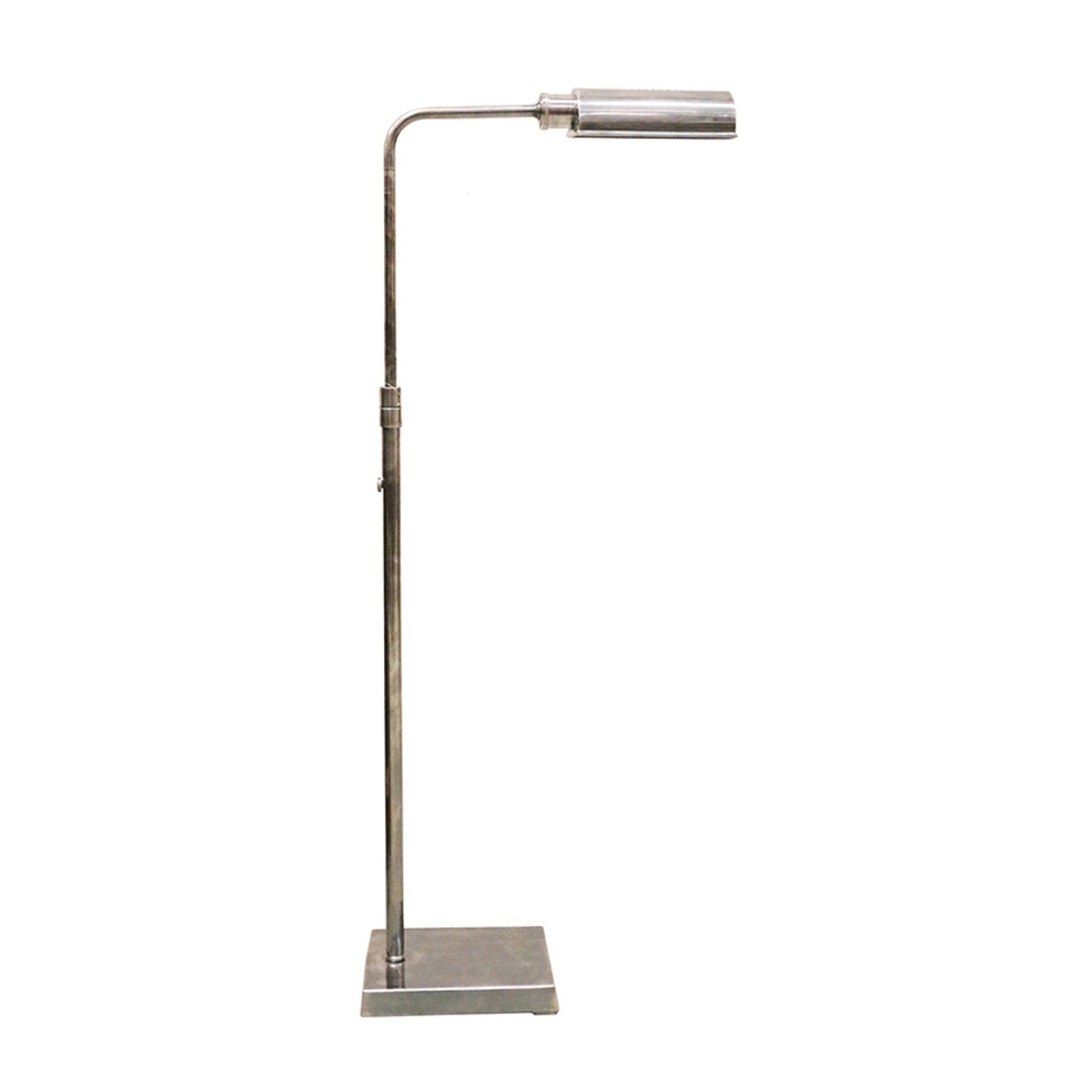 Apartmento Silver Floor Standing Adjustable Height Lamp Base