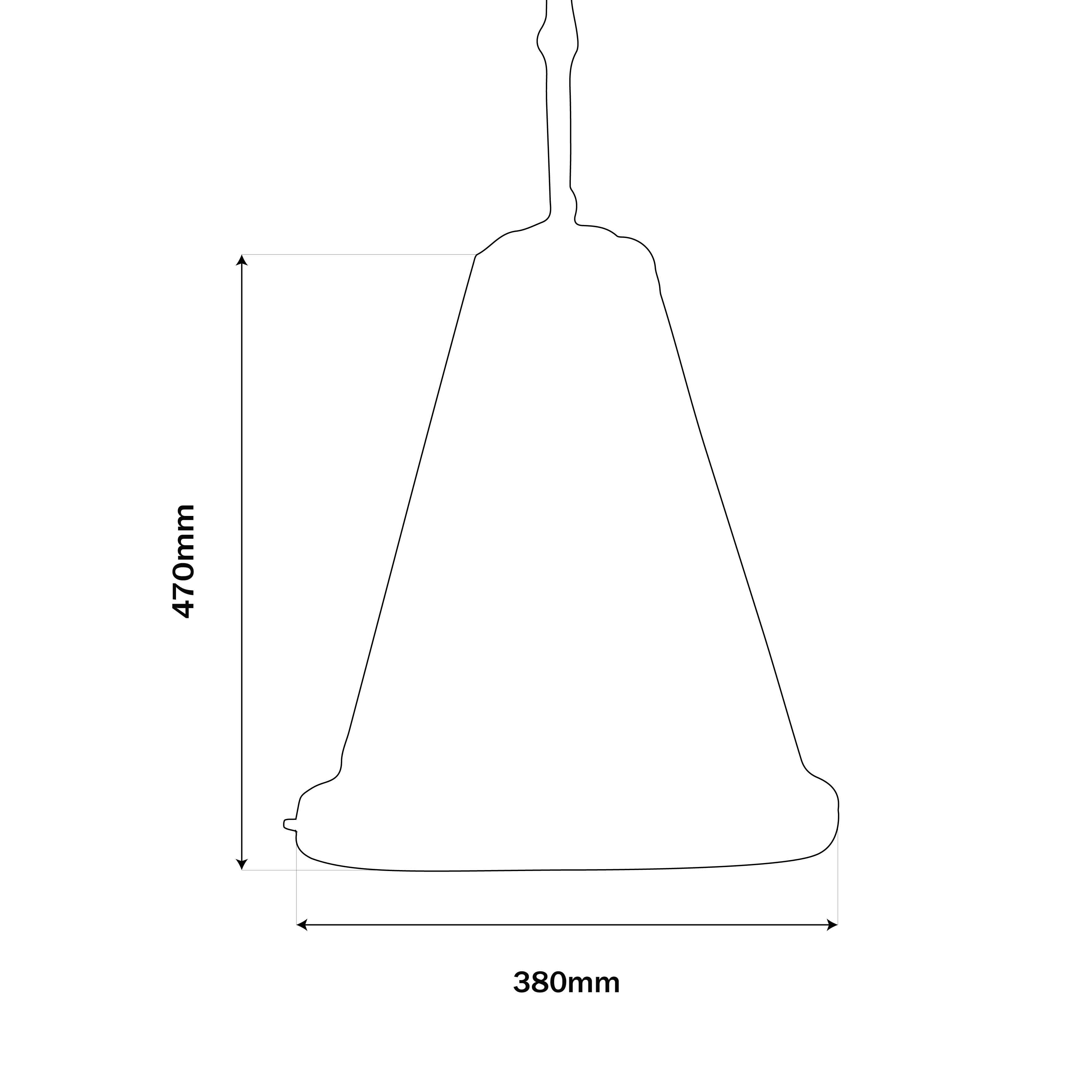 Luxor Antique Brass Hanging Lamp