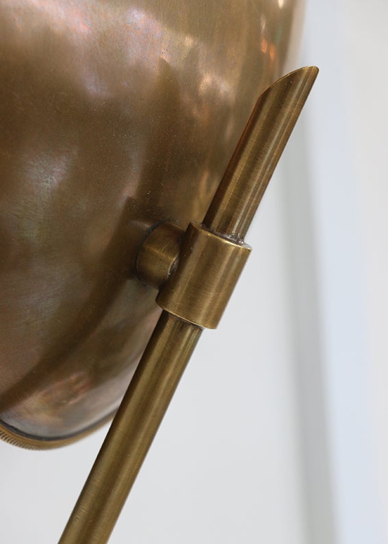 Memphis Disc Brass Wall Sconce