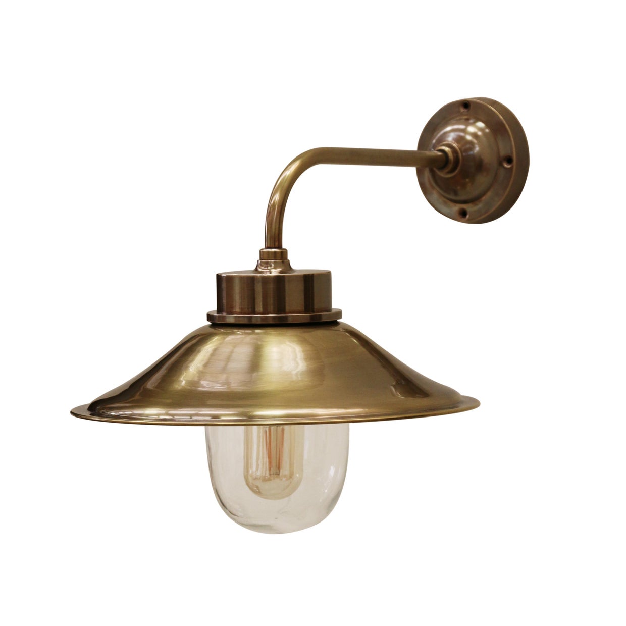 OUTDOOR CAPE COD BRASS WALL LAMP IP54