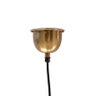 Vitrene Small Brass & Glass Hanging Light 28cm Dia