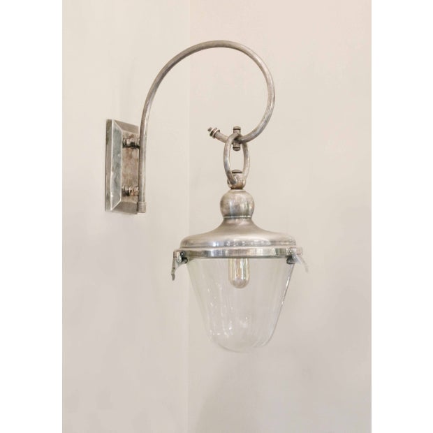 OUTDOOR WALL LANTERN WITH GLASS IP54