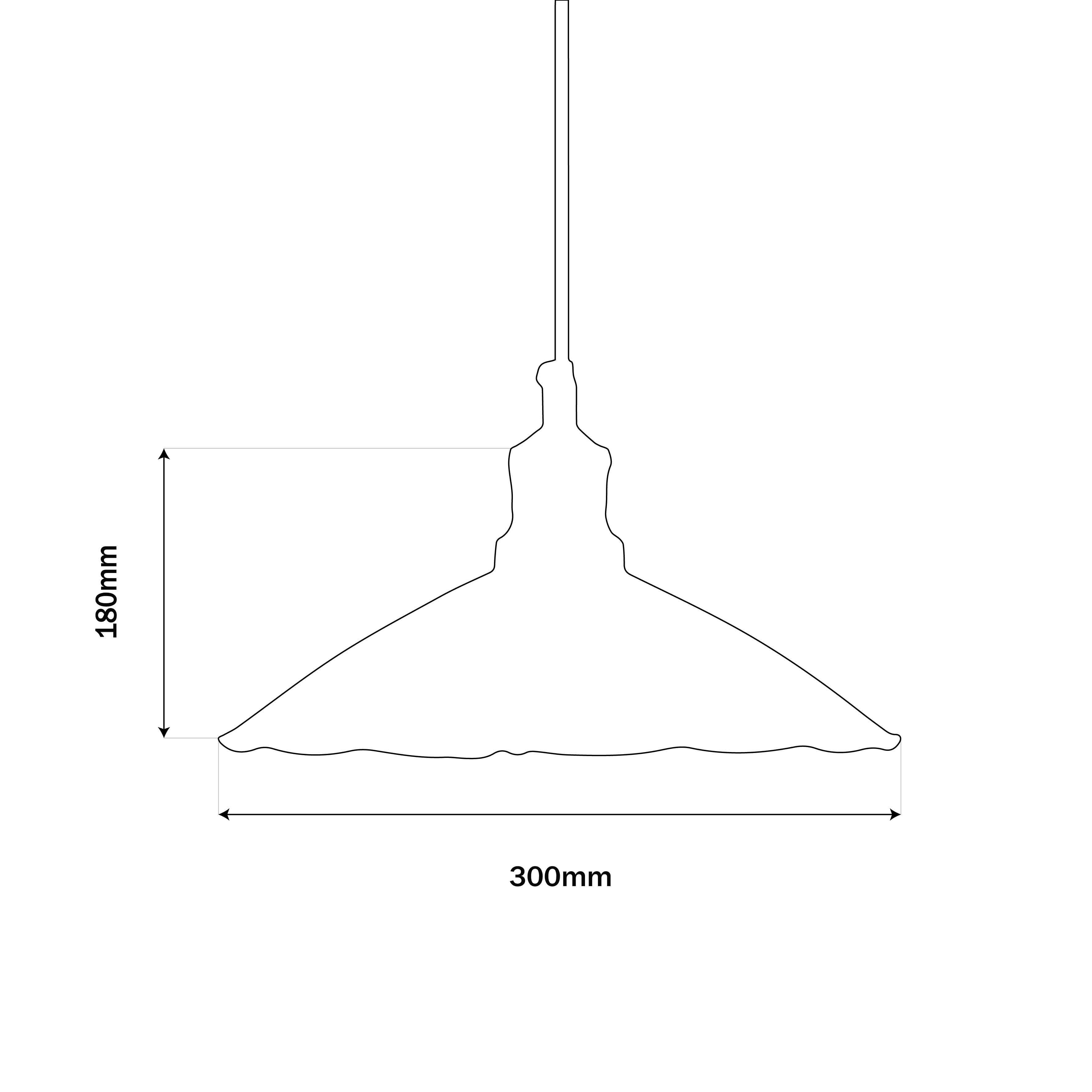 CLAM SHAPED BRUSHED PEWTER STYLE HANGING LIGHT