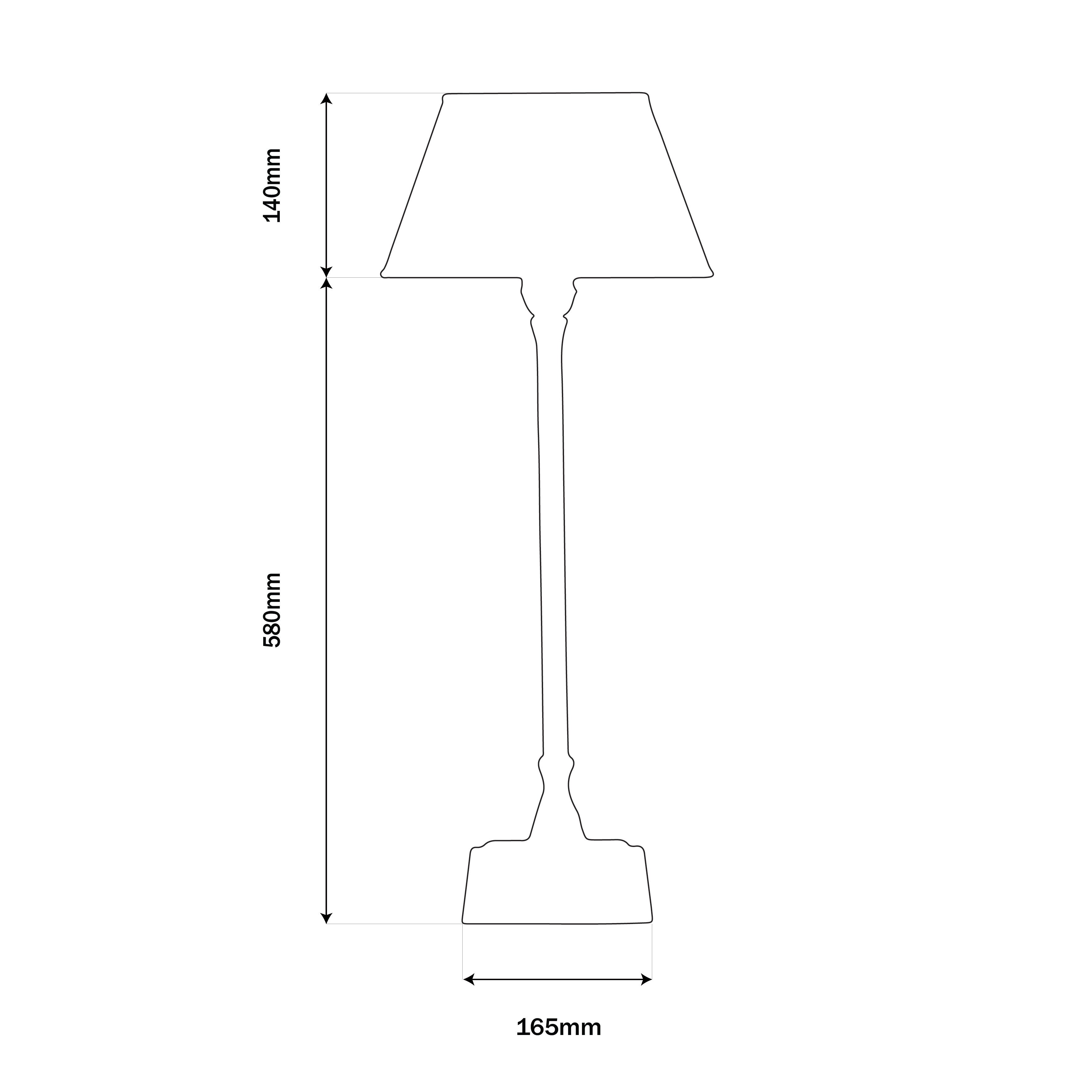 Brooklyn Brushed Pewter Finish Table Lamp Base with Metal Shade