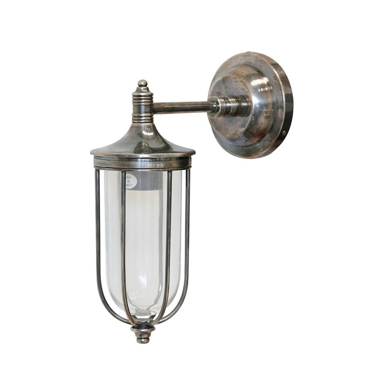 Outdoor IP54 Wall Light in Pewter Style Finish