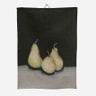 100% Linen Midnight Pear Tea towel