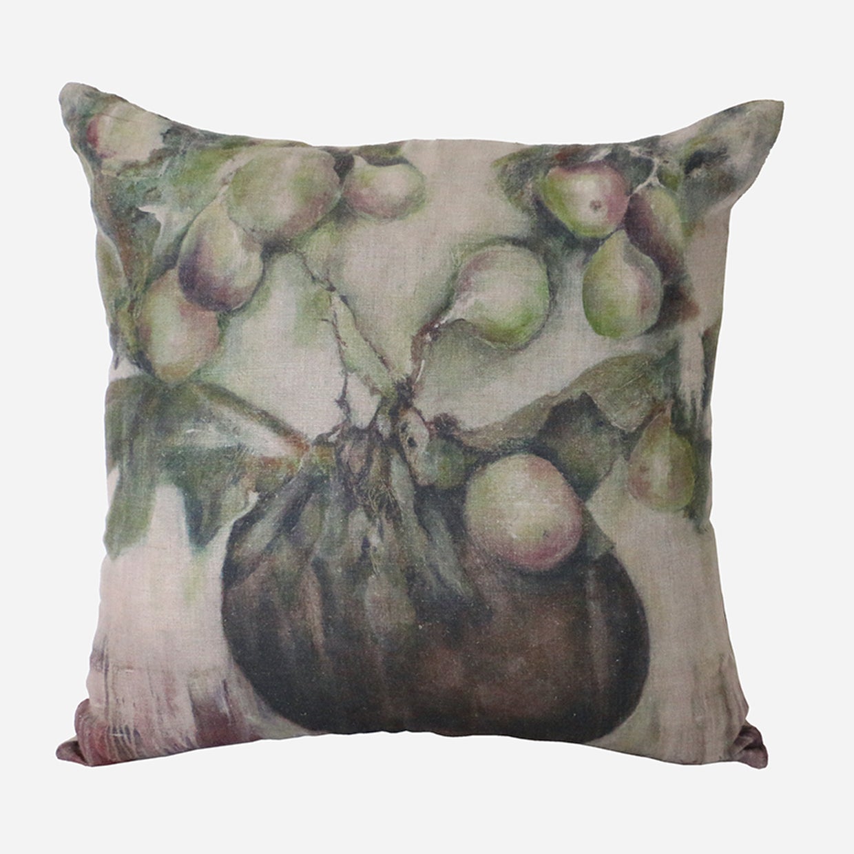 IVY & FIG LINEN CUSHION COVER 55 X 55