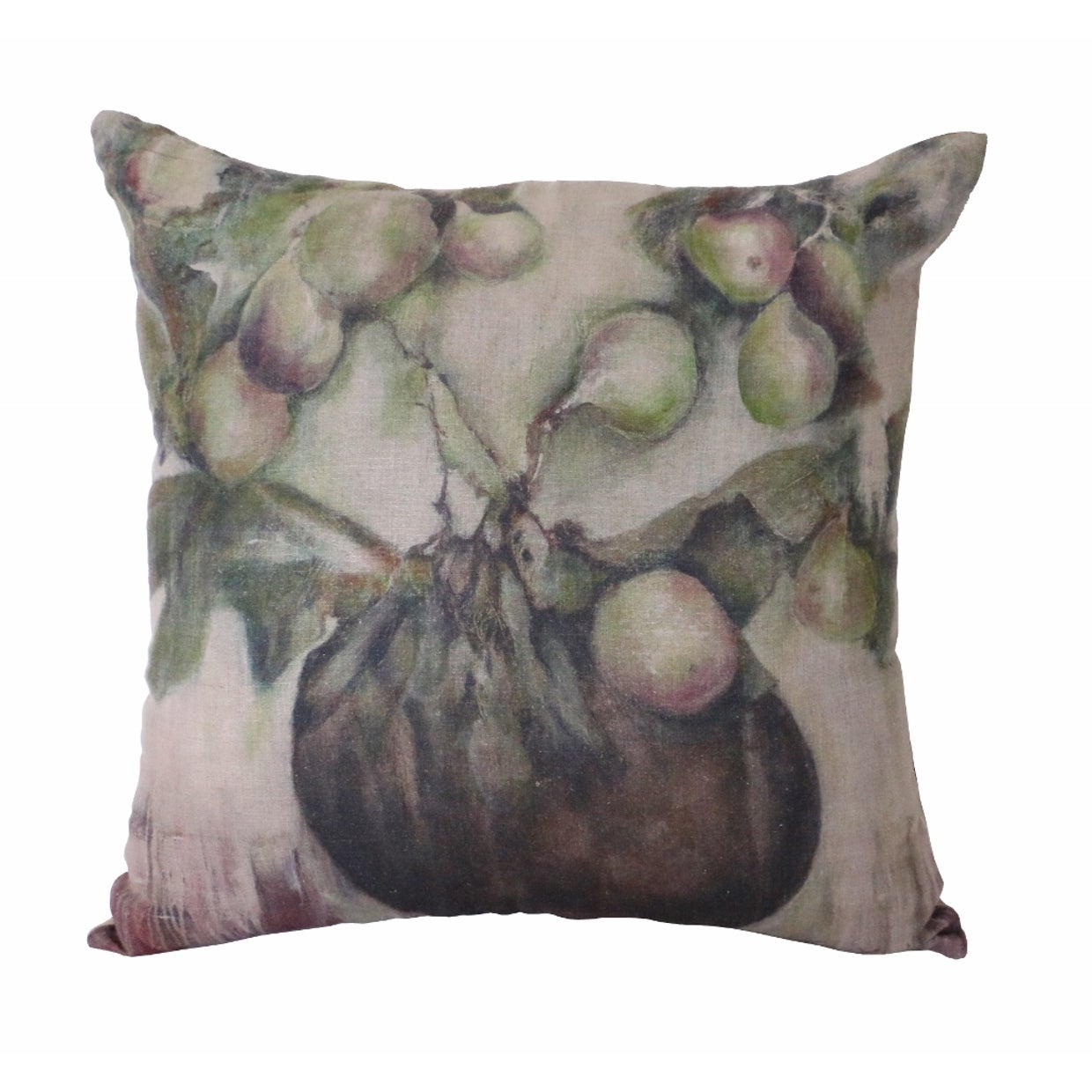 IVY & FIG LINEN CUSHION COVER 55 X 55