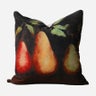 RAPHAEL VINTAGED TROIS POIRE VELVET & LINEN CUSHION COVER 50 X 50
