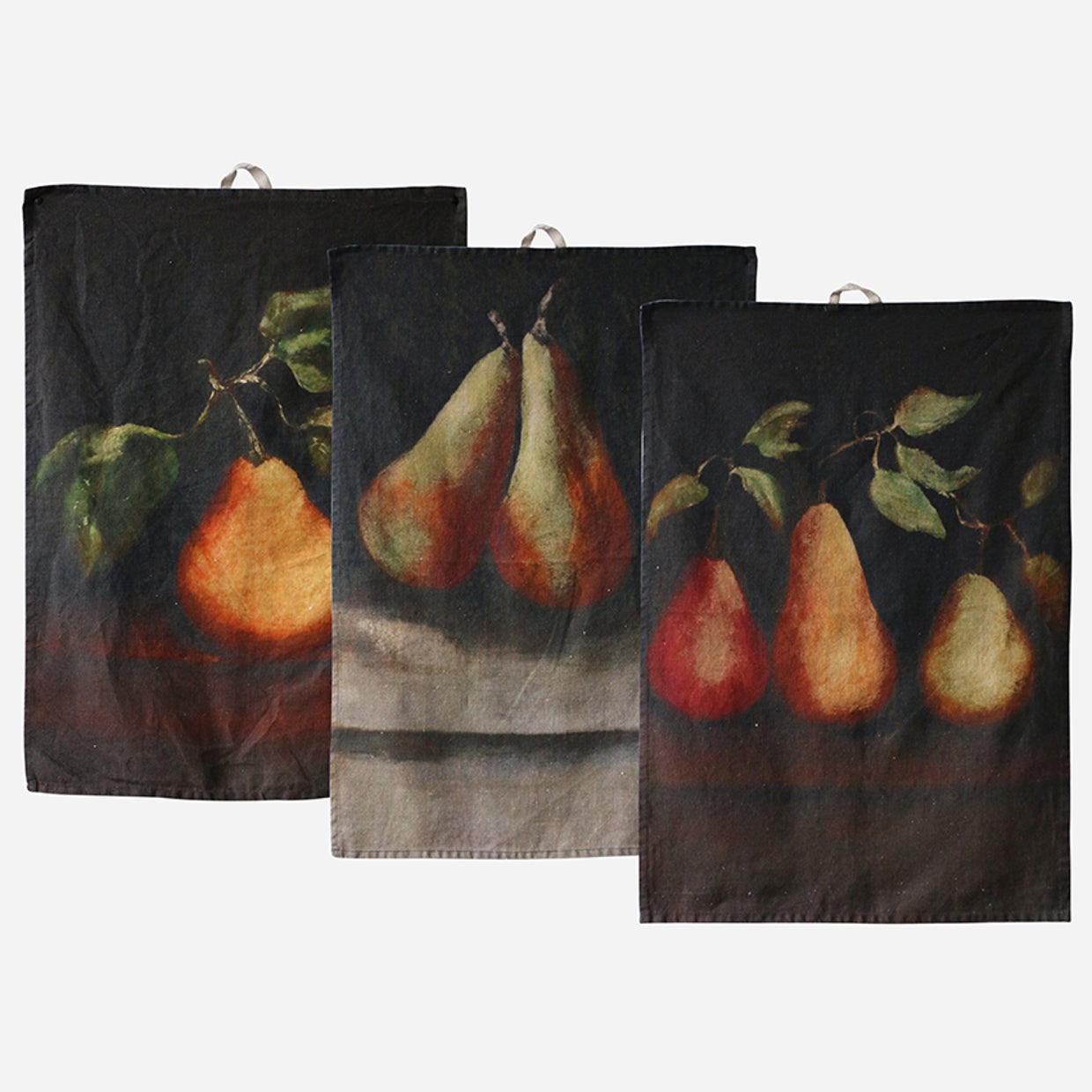 RAPHAEL VINTAGED 100% FRENCH LINEN TEA TOWEL