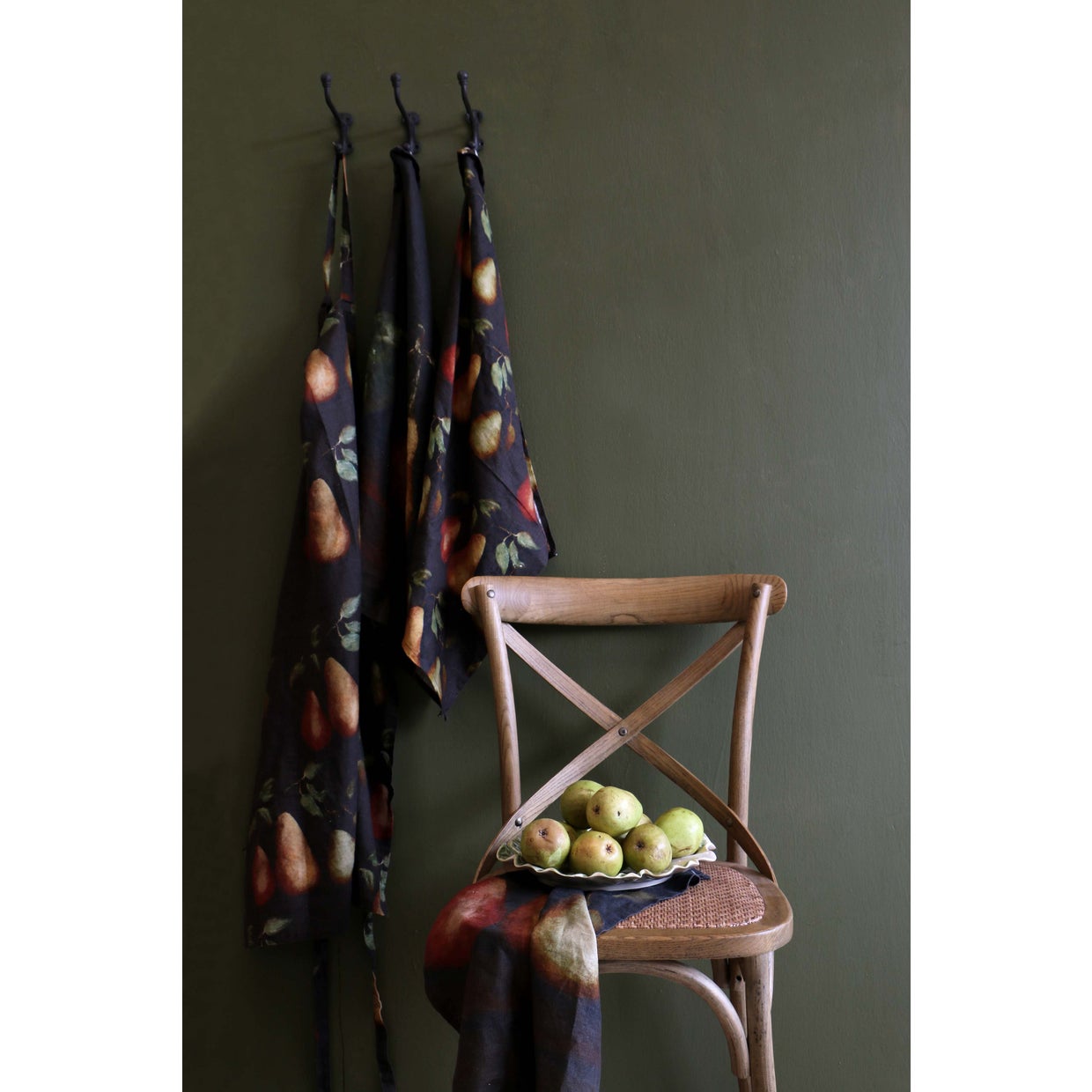 RAPHAEL VINTAGED 100% FRENCH LINEN TEA TOWEL