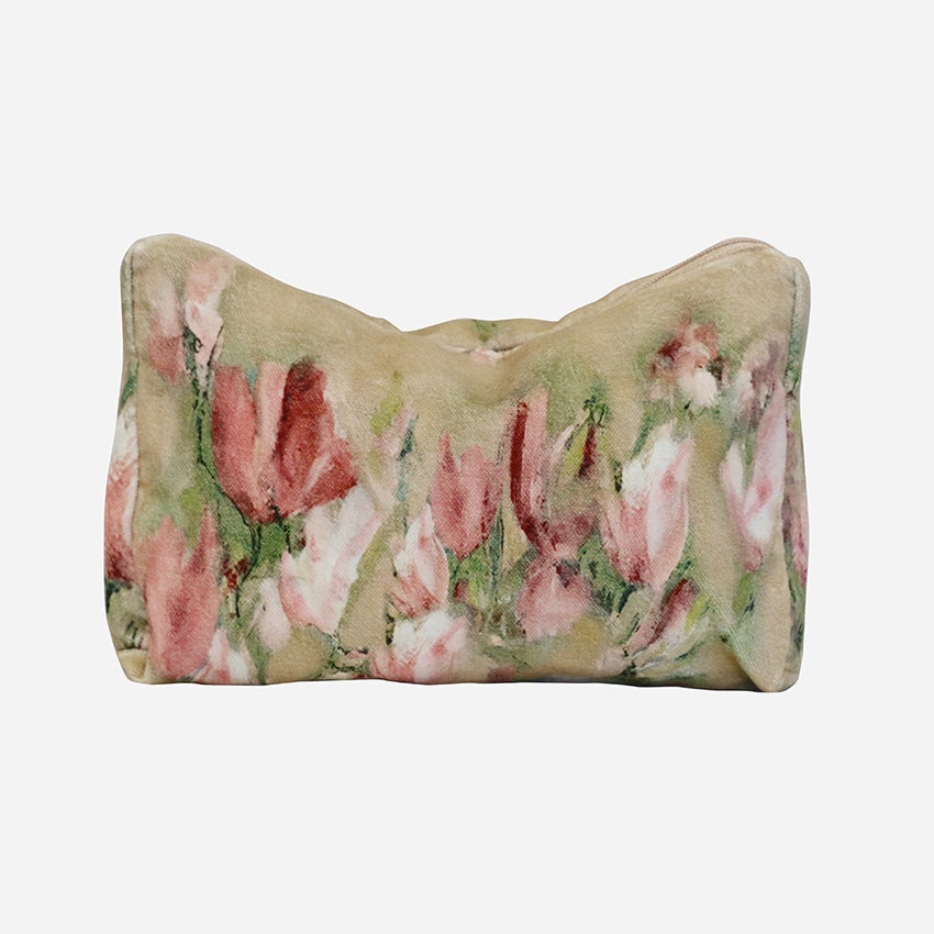 MAGNOLIA LIMONE COSMETIC BAG VINTAGED VELVET