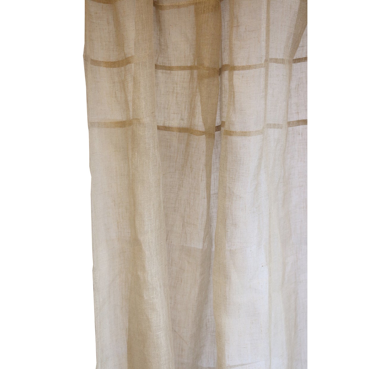 Clichy French Linen Sheer Curtain with Pin Tucks
