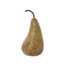 Medium Marble Decorative Pear in Golden Brown