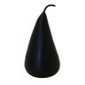 Large Marble Decorative Pear in Black