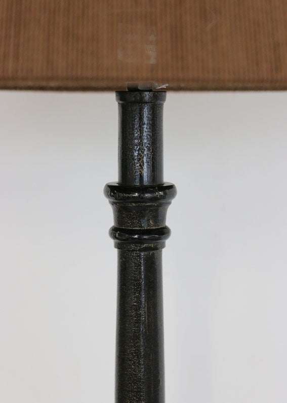 Petite Lamp Base in Slate Finish