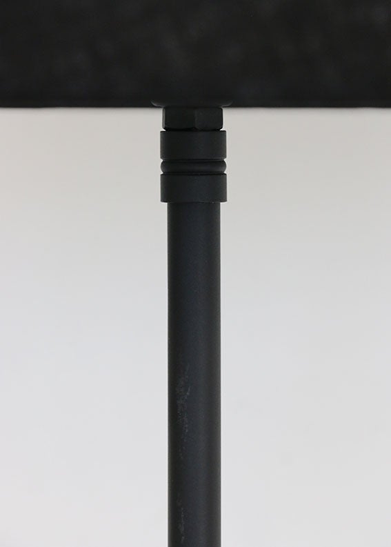 Parisian Style Candle Lamp Base Matt Black