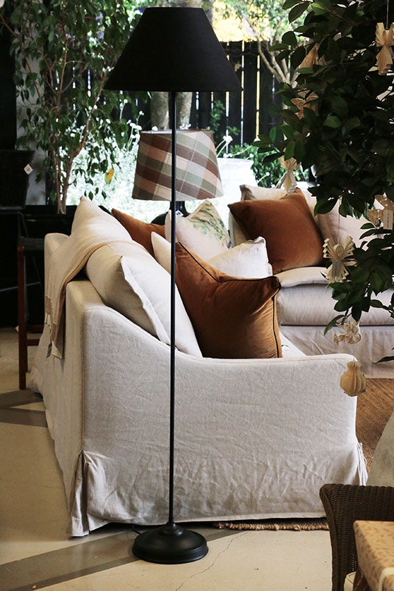 Parisian Style Floor Lamp Base Matt Black