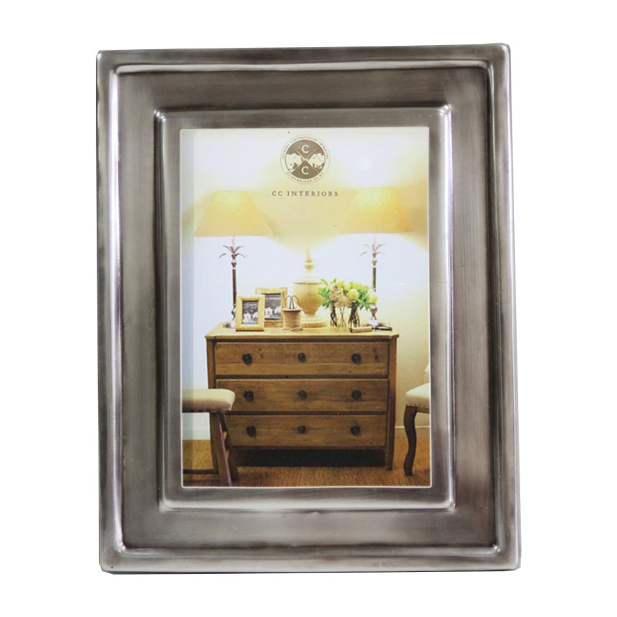 Large Antique Silver Style Frame