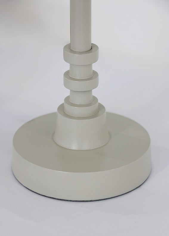 Pipette Lamp Base in Matt Grey Finish