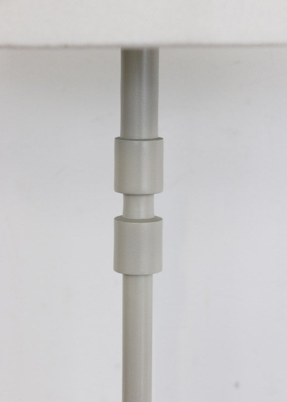 Pipette Lamp Base in Matt Grey Finish