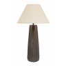 LUGGATE TAPERED LAMP BASE IN ANTIQUE BRASS FINISH