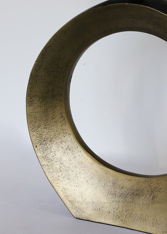 Brass and Bronze Halo Lamp Base