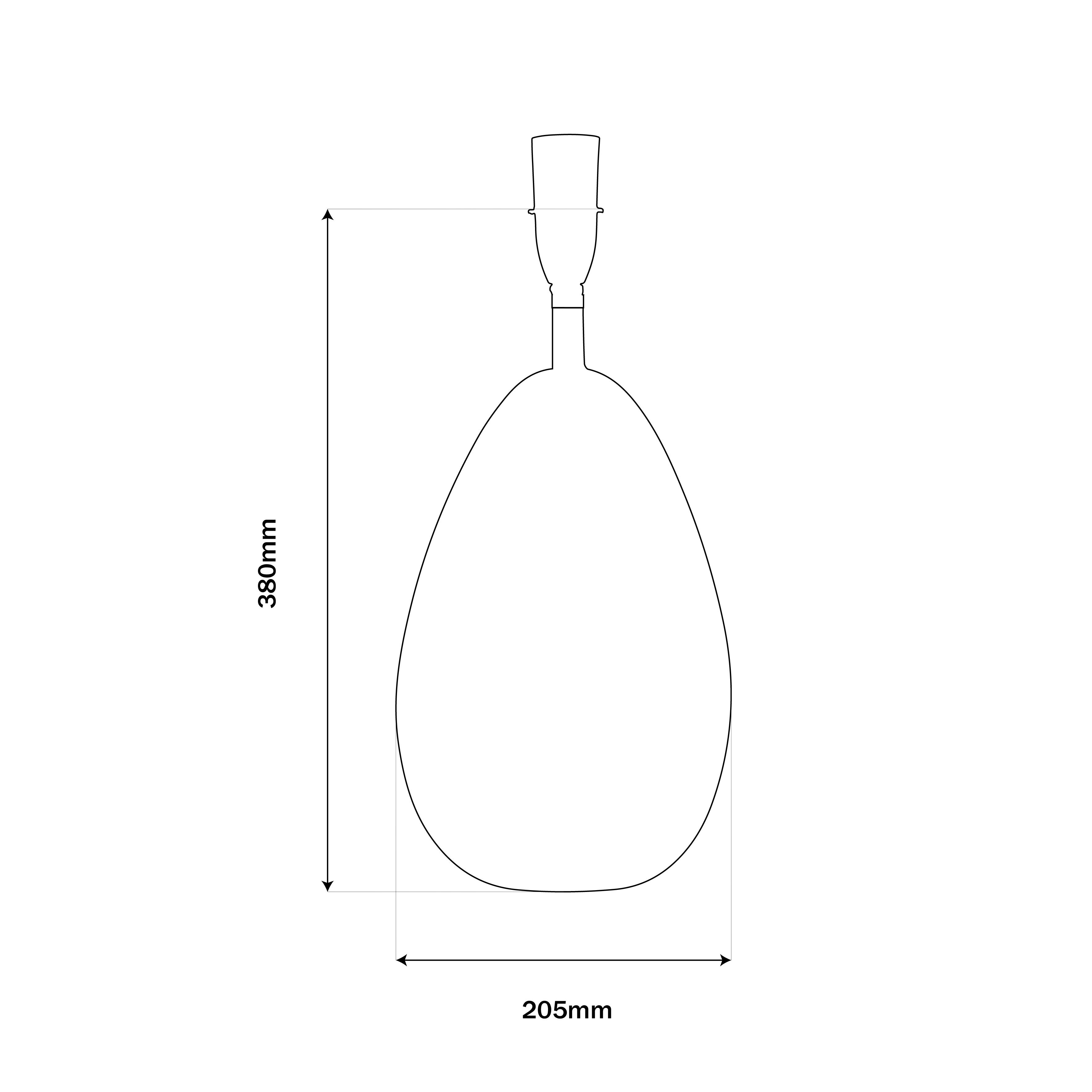 Delhi Oval Small Beaten Lamp Base Gold/ Bronze Finish