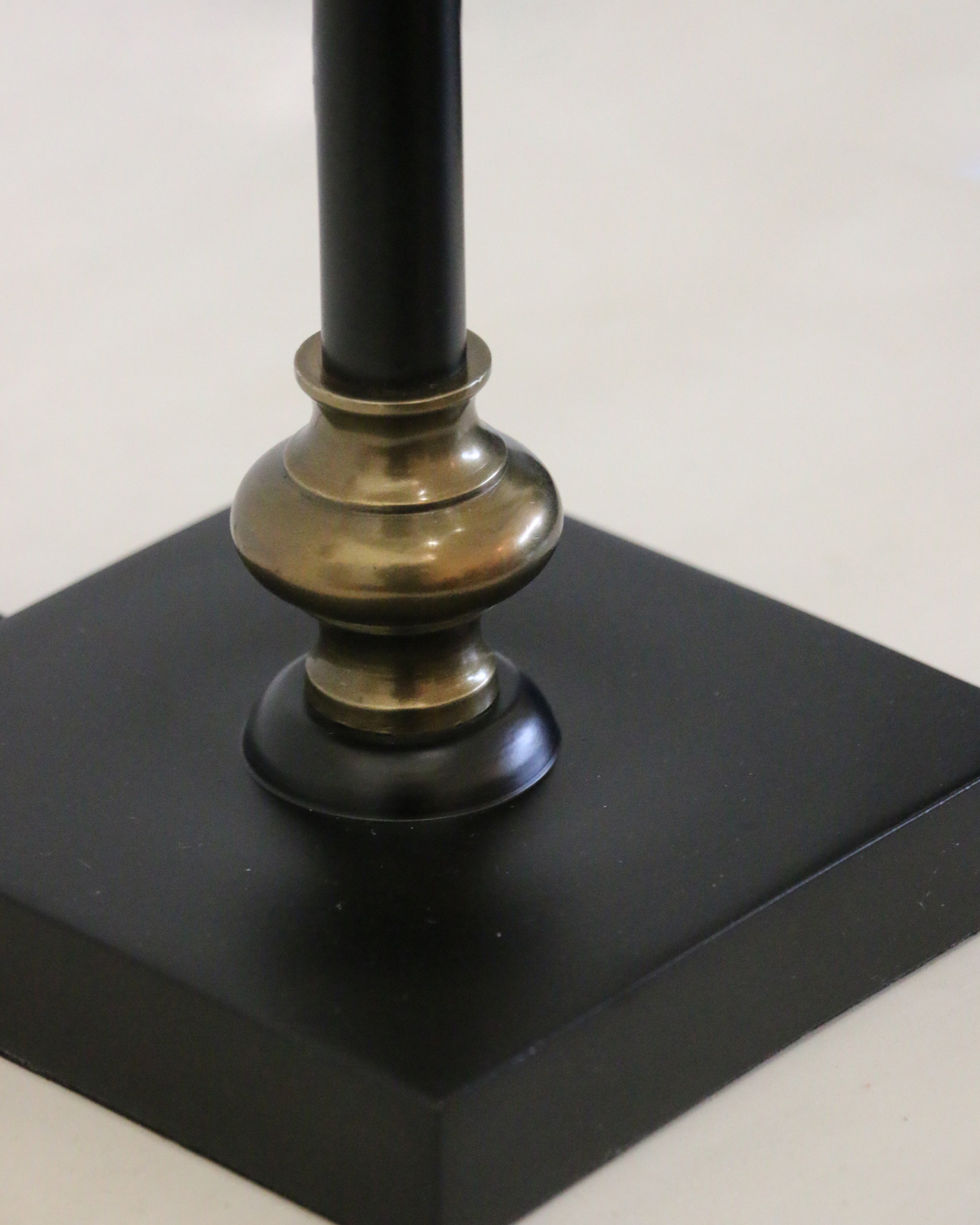 Miami Black & Brass Lamp Base