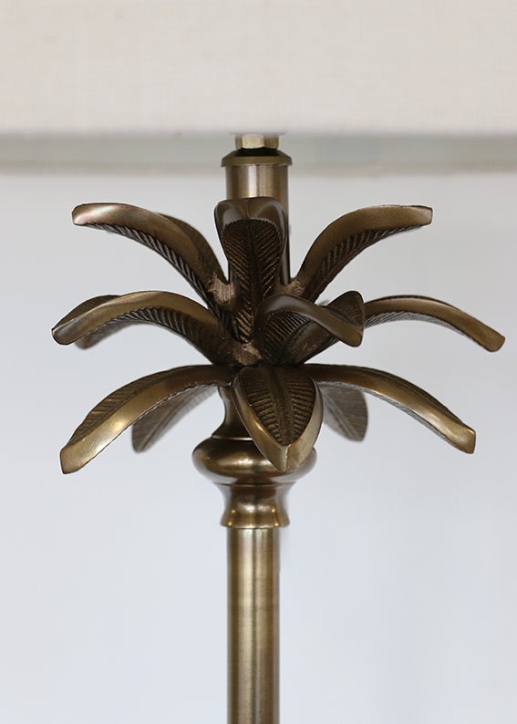 Miami Antique Brass Finish Lamp Base