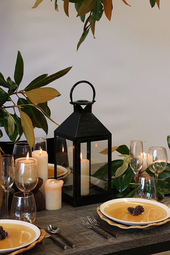 Long Island Lantern -Med in Dark Bronze/Black Finish