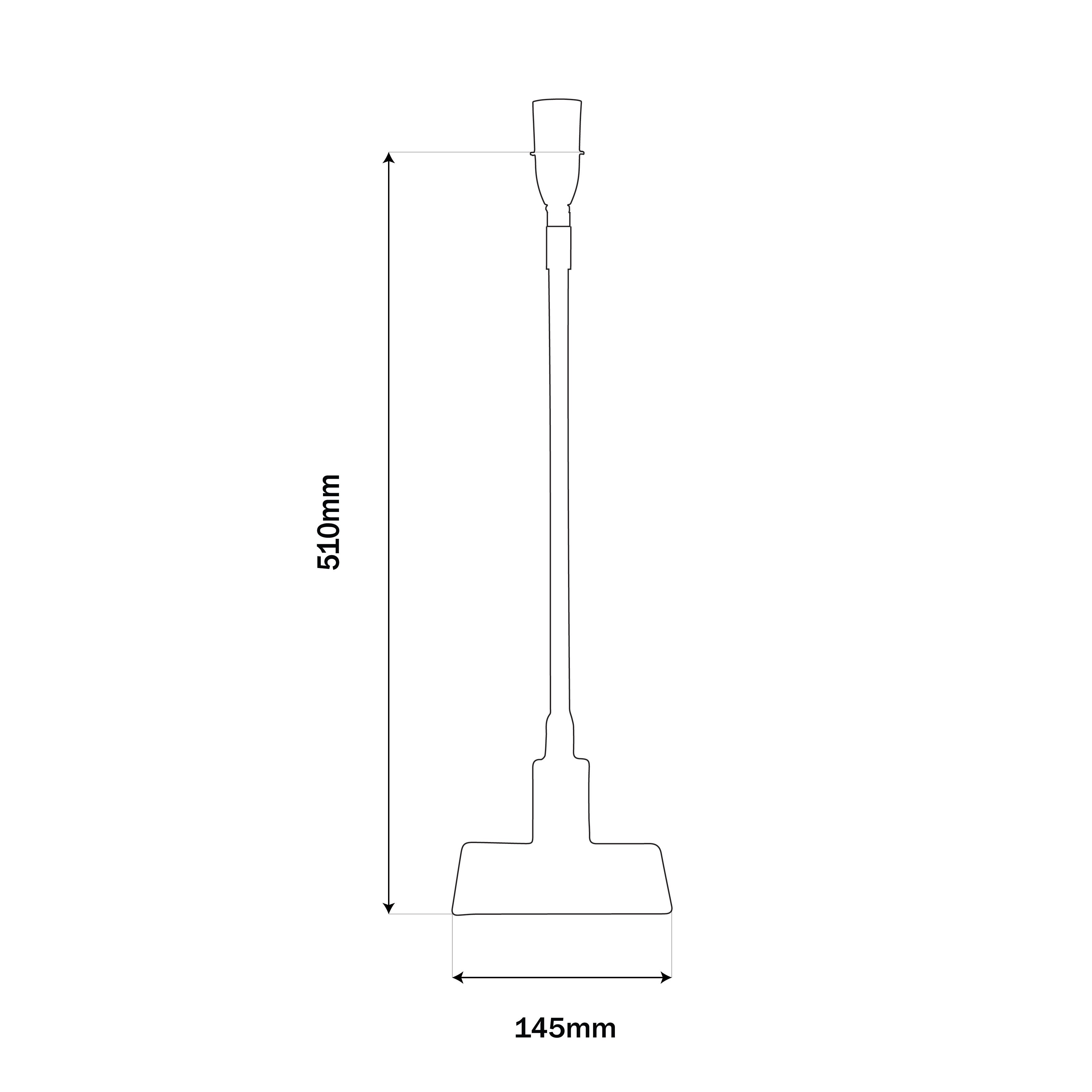 LUXOR RECTANGLE LAMP BASE IN ANTIQUE BRASS FINISH