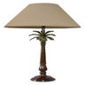 LAMP BASE WITH PINEAPPLE LEAVES IN BRONZE FINISH