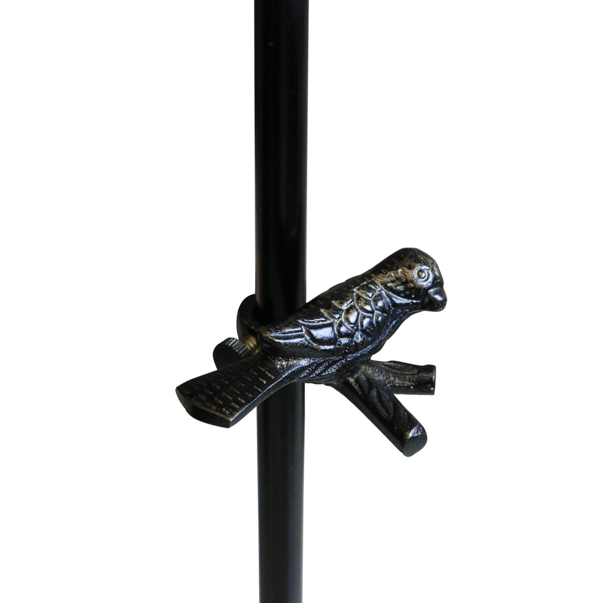 LAMP BASE WITH BIRD IN DARK BRONZE STYLE FINISH