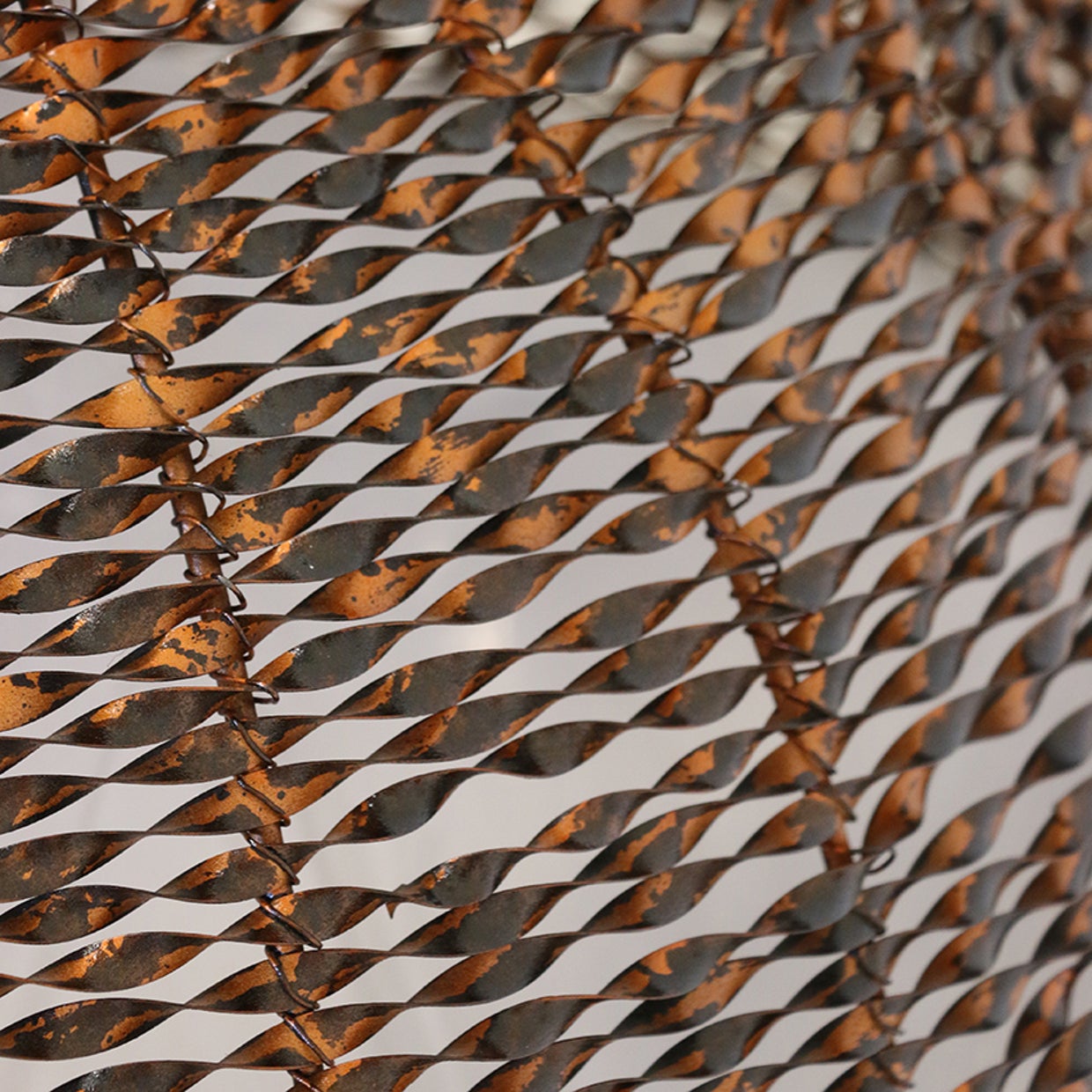 Toulouse Woven Light in Copper/ Bronze Finish
