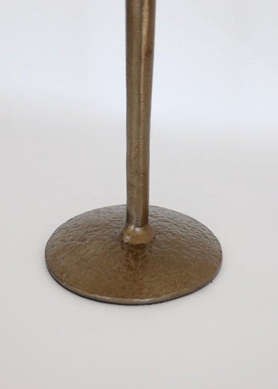 Forged Candlestick in Antique Brass Finish