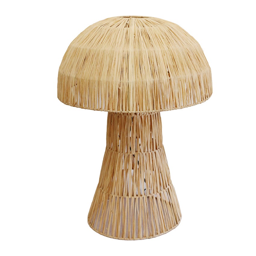 Island Woven Lamp & Shade in Natural