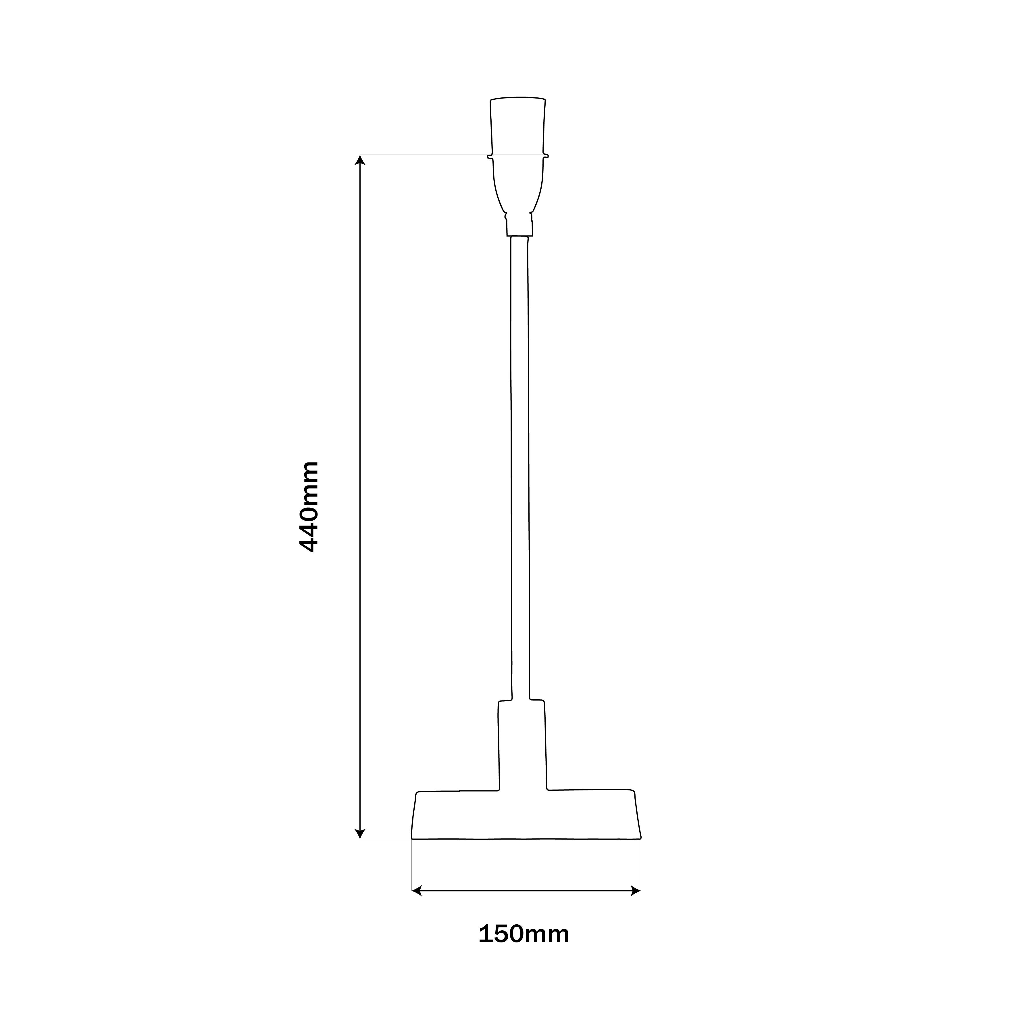 Kensington Beige Table Lamp Base