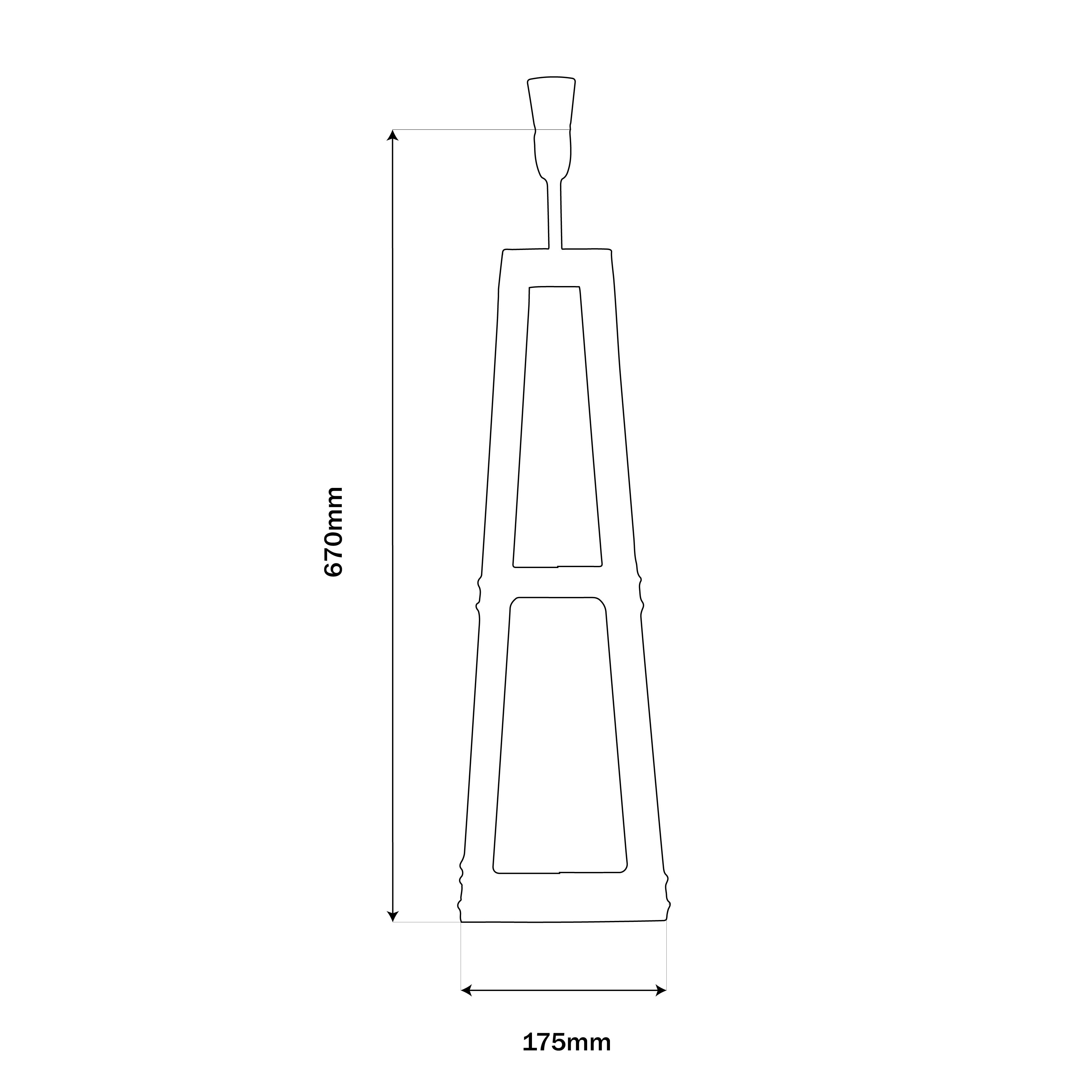 Industrie Eiffel Metal Table Lamp Base