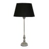 Set of 2 Slate/Black Provincial Style Table Lamp Base in Sandstone