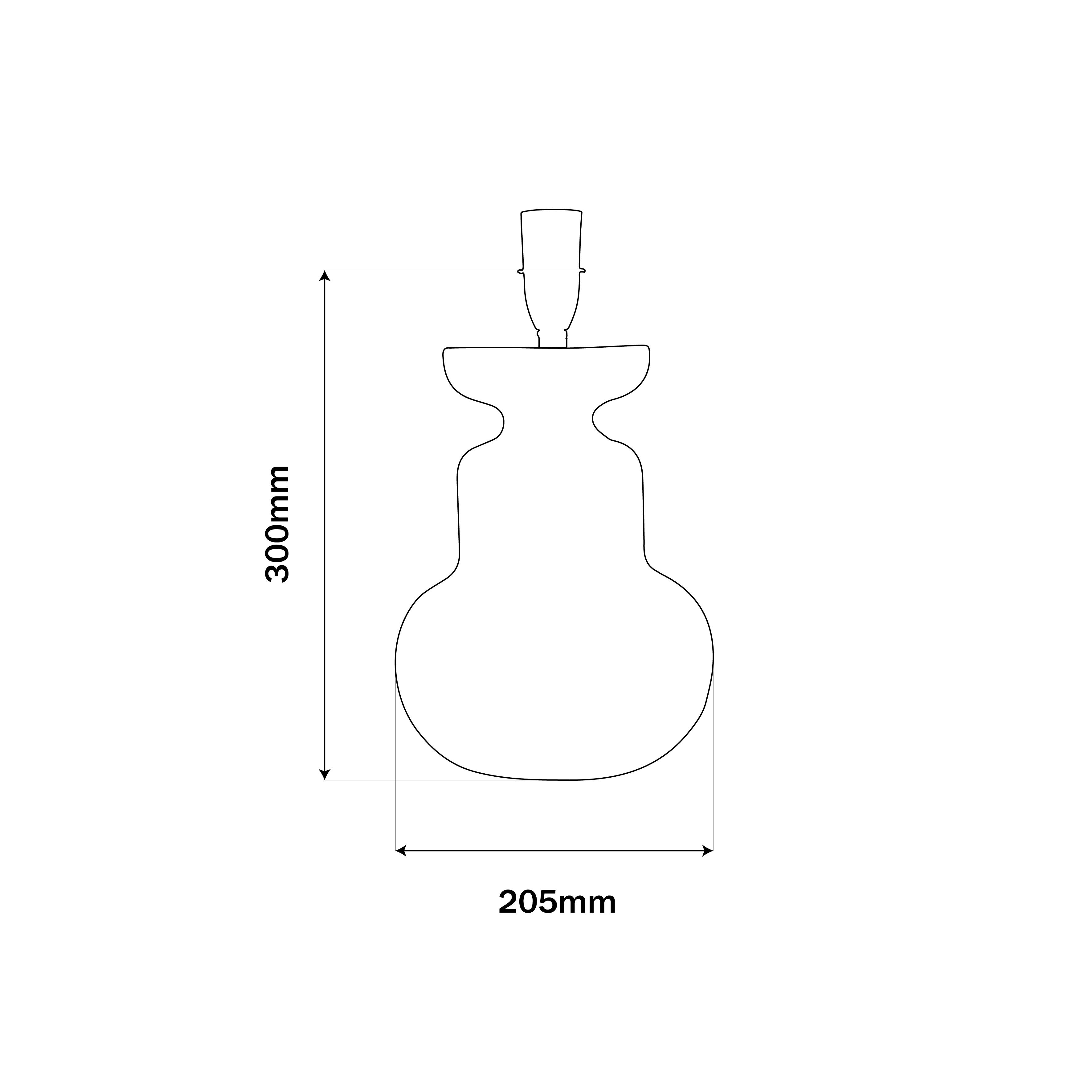 Set of 2 Java Wooden Urn Lamp Base