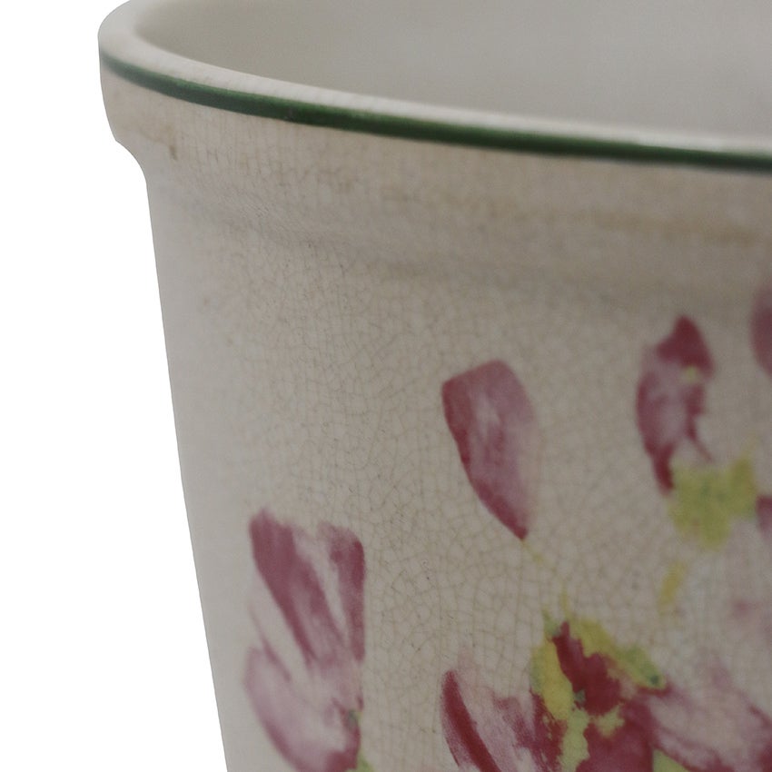 Magnolia Limone Crackled Planter 23cm