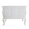Commode Mahogany Chest of Drawers in Antique White Paint Finish