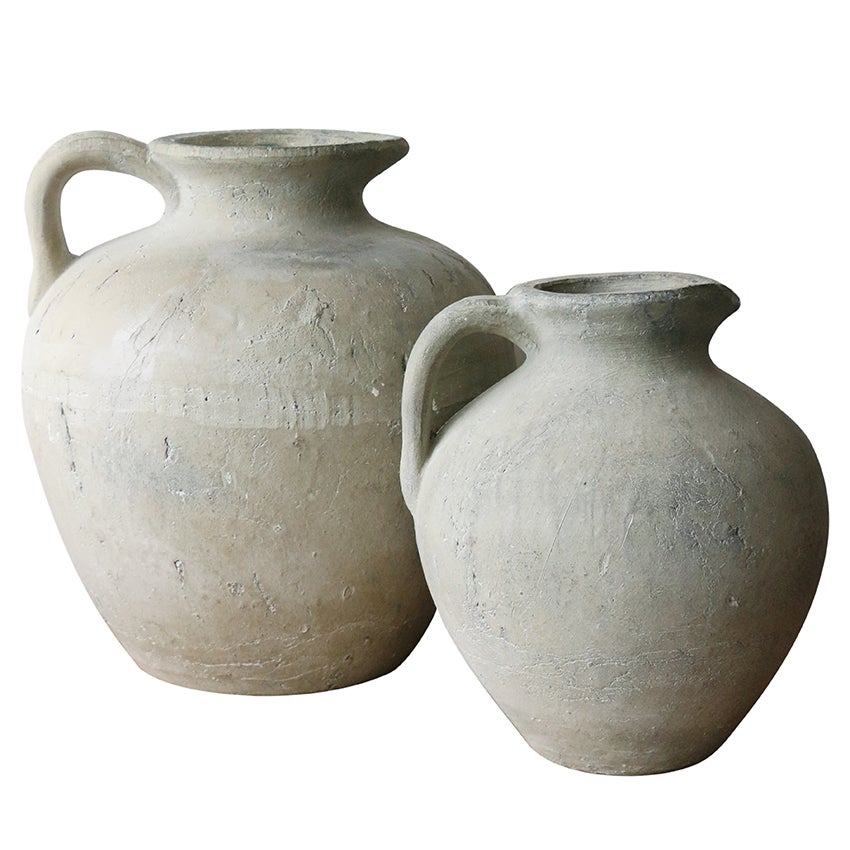 Tuscan Style Stone Jug Large