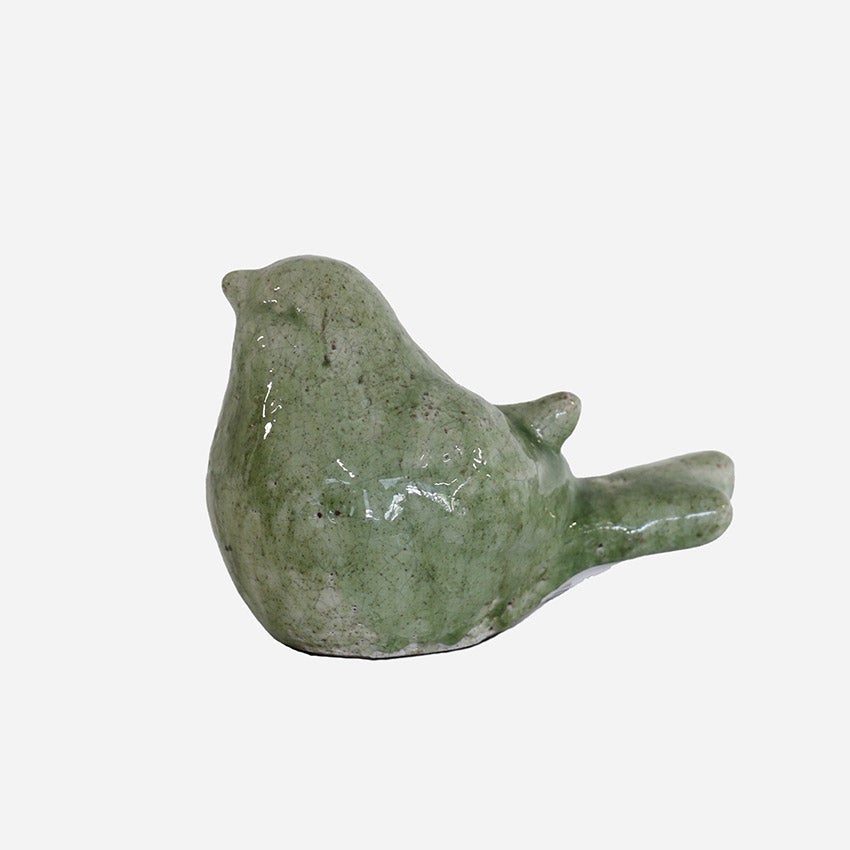 Large Bird in Moss Green