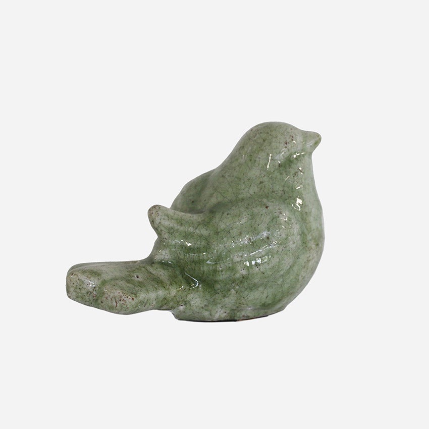 Large Bird in Moss Green