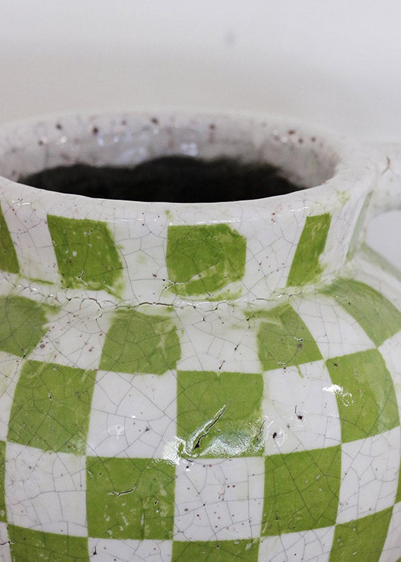 Lime Checker Jug