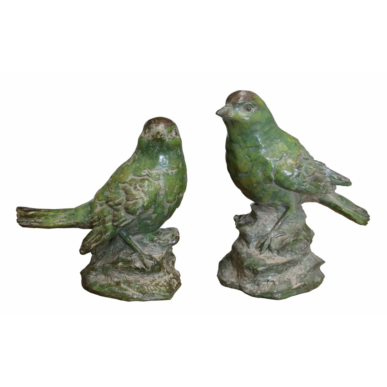 TWO GREEN BIRDS