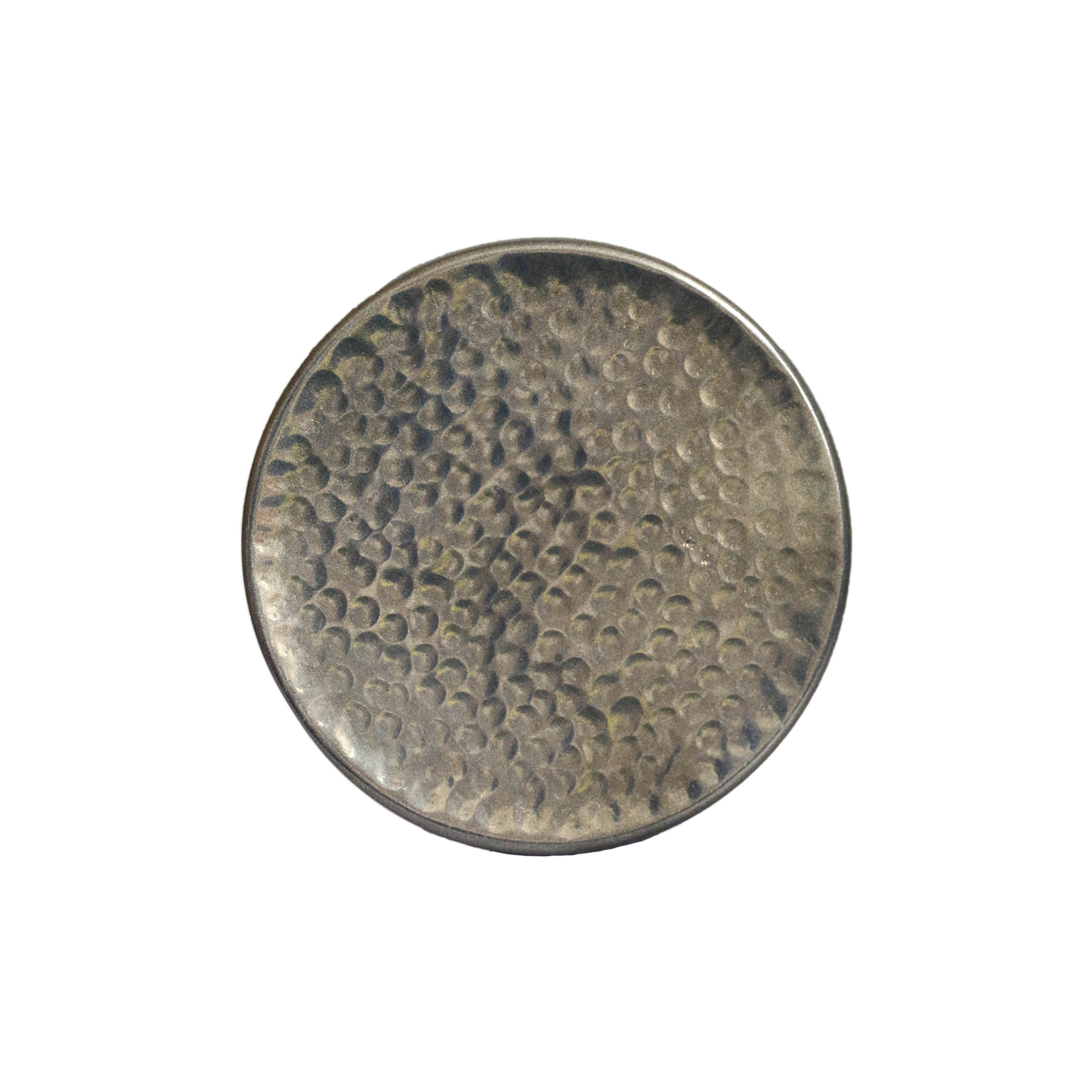 Hammered Coasters Grey Finish (6 Coasters)